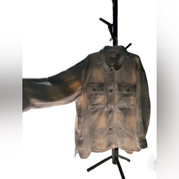 Plus size Old Navy thick jacket purplish/blue/cream - Picture 2 of 3